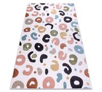 Alfombra FUN Spots para niños lugares crema 140x190 cm