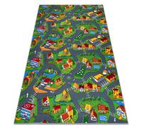 Alfombra infantil Calles LITTLE VILLAGE 200x500 cm