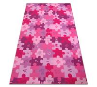 Alfombra infantil PUZLE violeta 300x450 cm