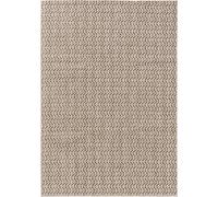 Alfombra Interiyou para interior y exterior, modelo Kano, color crema/beige, tamaño A5, 200x300 cm