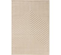 Alfombra Interiyou Teppich, color crema Lecce, modelo C1, dimensiones 240x340 cm