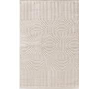 Alfombra Interiyou Teppich, color crema, modelo Cannes, tamaño 140x200 cm