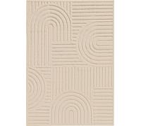 Alfombra Interiyou Teppich, color crema, modelo Lecce, tamaño 300x400 cm