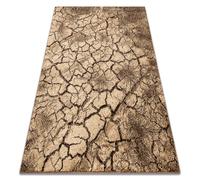 Alfombra KARMEL Terra suelo agrietado tuerca 240x340 cm