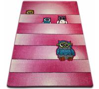 Alfombra KIDS Búhos rosa C412 240x330 cm