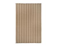 Alfombra Kilim Calm 200x300 Arena oscura/Blanco Roto