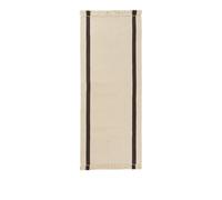 Ferm Living Alfombra de recibidor Calm kelim Off-white. Coffee. 80x200 cm