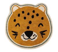 Alfombra leopardo infantil kori amarillo ocre d90cm - Atmosphera créateur d'intérieur