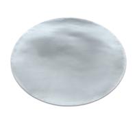 Alfombra moderna TEDDY NEW dream 47 circulo shaggy felpa muy gruesa plateado circulo 160 cm