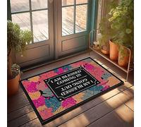 Alfombra para el dormitorio | Cool, I Am Blessed Coming In And Going Out - Cuarto de baño resistente al agua / horror - Alfombras de baño finas para debajo de la puerta, estancias y puerta delantera