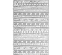 alfombra para exteriores vidaXL ARAKIL, color gris, 140x200 cm, material: polipropileno