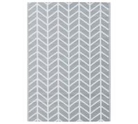 alfombra para exteriores vidaXL ARAKIL, color gris, 160x230 cm, material: polipropileno