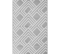 alfombra para exteriores vidaXL ARAKIL, color gris, 190x290 cm, material: polipropileno