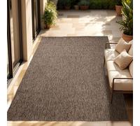 Alfombra para interior y exterior, de tejido plano, de color liso, moderna, resistente a la intemperie, ideal para terraza o cocina. Tamaño: 300 x 400 cm
