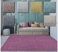 Alfombra para salón Grande, Rustica Efecto Yute Natural sin Pelo, Nudos, para habitación Dormitorio o Cocina.