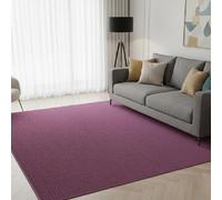 Alfombra para salón Grande, Rustica Efecto Yute Natural sin Pelo, Nudos, para habitación Dormitorio o Cocina.