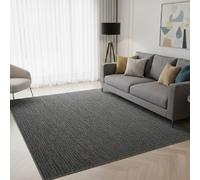 Alfombra para salón Grande, Rustica Efecto Yute Natural sin Pelo, Nudos, para habitación Dormitorio o Cocina.