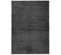 Vidaxl Alfombra IZA 200x280 Cm Pelo Corto Look Escandinavo Antracita/Gris/Crema Anthracite