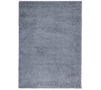 Alfombra Peluda De Pelo Largo Moderna Pamplona Azul 240x340 Cm Vidaxl