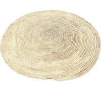 Alfombra redonda de estilo bohemio, alfombra circular "Pampa", 140 cm
