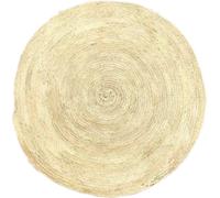 Alfombra redonda de estilo bohemio, alfombra de ambiente, diseño "Pampa", 120 cm de diámetro