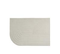 Alfombra Relevo 170 x 240 cm Blanco Roto