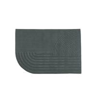 Alfombra Relevo 170 x 240 cm Verde Oscuro