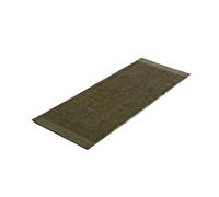 Alfombra Rombo 200x75 cm Marfil/ Verde Musgo