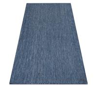 Alfombra sisal SION A5165A Mezcla Tejido plano azul oscuro 240x330 cm