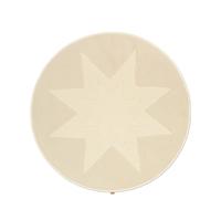 Alfombra Vela Estrella Árbol De Navidad Natural