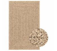 Alfombra Zizur Apariencia De Yute Interior Exterior 240x340 Cm Vidaxl