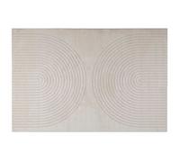 Alfombras De Área Galati Crema 340 X 240 Cm Poliéster Vidaxl