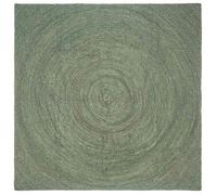 vidaXL Alfombras de área, color verde oliva, 300 x 300 cm, de yute