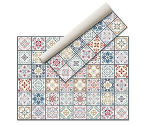 Alfombras Vinilicas para el Hogar 300 x 200 - Alfombra Vinilica Cocina Resistente y Antitropiezos - Alfombra Cocina Lavable Antideslizante para Interior/Exterior - Alfombras de Vinilo Esponjosas
