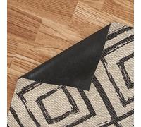 Alfombras vinílicas ultrafinas para interior y exterior 60x200 cm negros | Resistente al agua Lavable Antideslizante Elegante indestructible Resistente a manchas y derrames Fácil limpieza StoresBasic