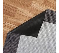 Alfombras vinílicas ultrafinas para interior y exterior 60x90 cm Gris | Resistente al agua Lavable Antideslizante Elegante indestructible Resistente a manchas y derrames Fácil limpieza StoresBasic