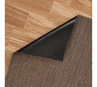 Alfombras vinílicas ultrafinas para interior y exterior 60x90 cm Marrón | Resistente al agua Lavable Antideslizante Elegante indestructible Resistente a manchas y derrames Fácil limpieza StoresBasic
