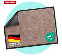 Alfombrilla absorbente de suciedad Floordirekt, modelo Rhine, alfombrilla antideslizante para zonas de paso, lavable, ideal para interiores y entradas, disponible en varios tamaños y colores: rosa, 20