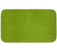 Alfombrilla antideslizante, 100% poliéster, 60 x 100 cm, verde oscuro