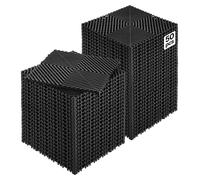 Alfombrilla antideslizante modular VEVOR, ideal para ducha, de 31 x 31 cm, con 50 piezas, para garaje, jardín, color