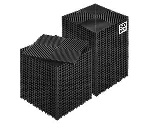 Alfombrilla antideslizante modular VEVOR, ideal para ducha, de 31 x 31 cm, con 50 piezas, para garaje, jardín, color