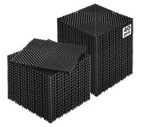 Alfombrilla antideslizante modular VEVOR, para ducha, de 31 x 31 cm, con sistema de encaje, 40 unidades, para garaje, jardín, color