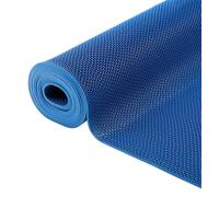 Alfombrilla antideslizante para ducha, fabricada en PVC, con sistema de drenaje, de 90x300 cm