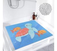 Alfombrilla antideslizante para ducha Ibenzoa®, de PVC, 60 x 60 cm, con orificio de drenaje reforzado – base de ducha segura