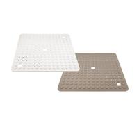 Alfombrilla de Baño Cofan Cuadrada Blanco