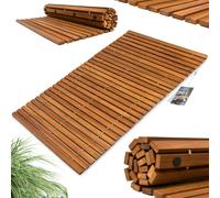 Alfombrilla de baño de madera acacia antideslizante