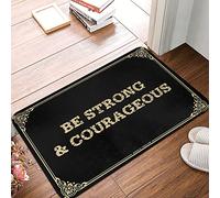 Alfombrilla de ducha Be Strong And Courageous para impresión de zonas de alto tráfico