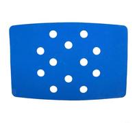 Alfombrilla de ducha de EVA cálida antideslizante para ancianos, almohadilla de baño texturizada suave con drenaje, fácil de instalar, 35,5 x 24 cm