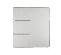 Alfombrilla de planchado portátil, almohadilla plegable resistente al calor para encimera de mesa, gris, 70 x 65 cm, viaje en casa
