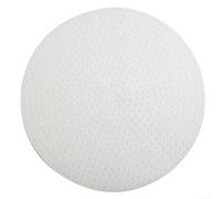 Alfombrilla de silicona para olla arrocera a prueba de quemaduras, resistente al calor, forro antiadherente para ollas arroceras comerciales, evita quemaduras, reutilizable, color blanco, 18 cm (18 cm